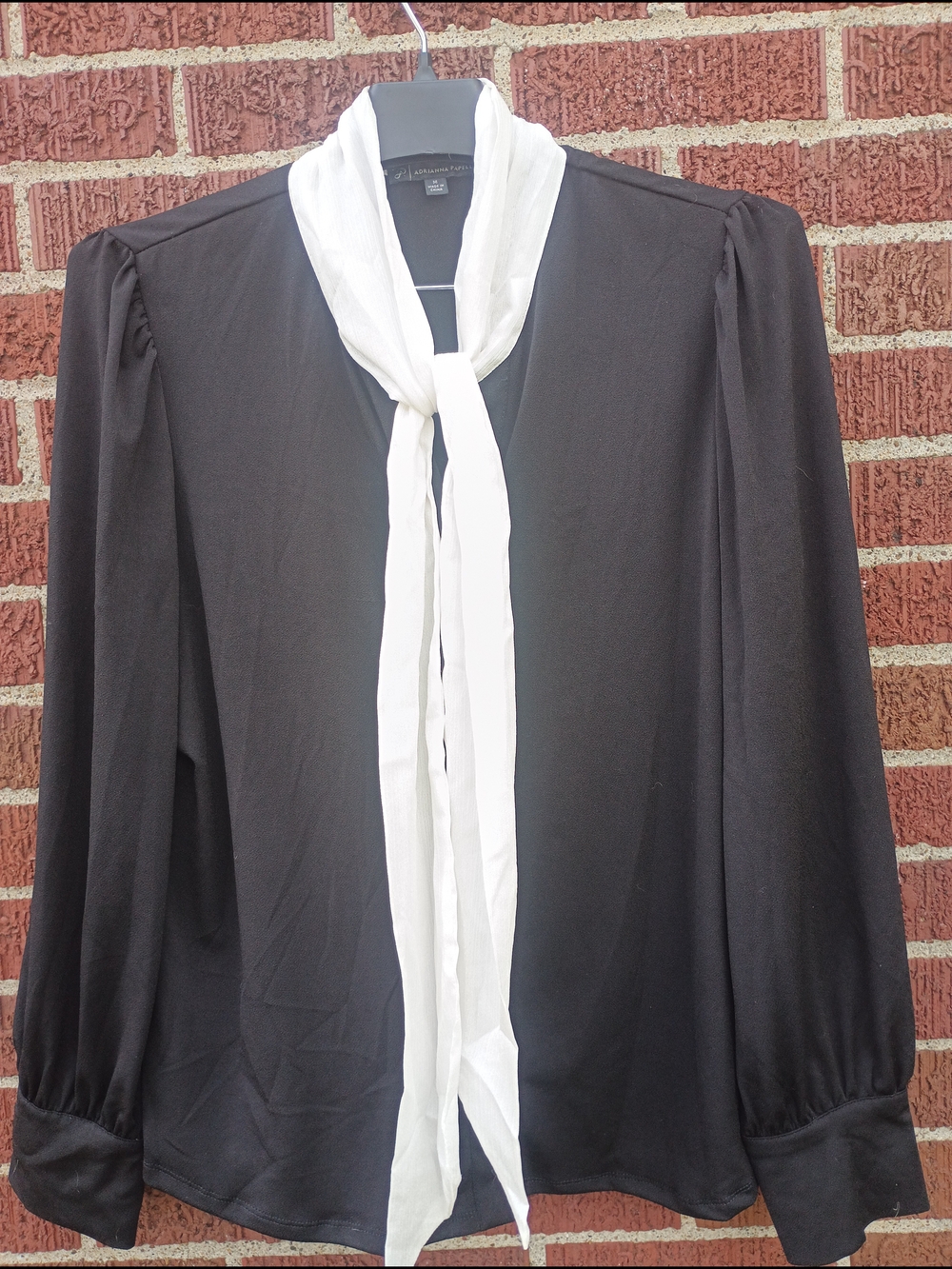 Adrianna Papell  Tie Scarf Neckline Blouse